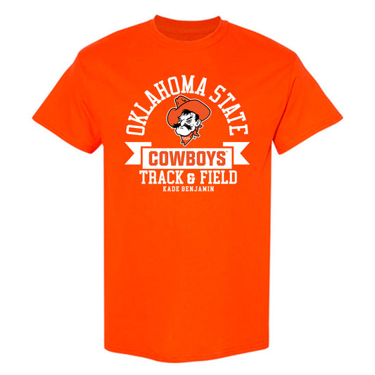 Oklahoma State - NCAA Men's Track & Field : Kade Benjamin - Classic Fashion Shersey T-Shirt