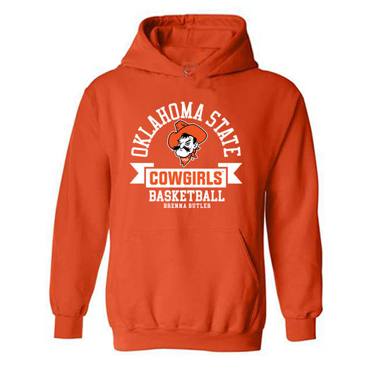 Oklahoma State - NCAA Women's Basketball : Brenna Butler - Classic Fashion Shersey Hooded Sweatshirt-0