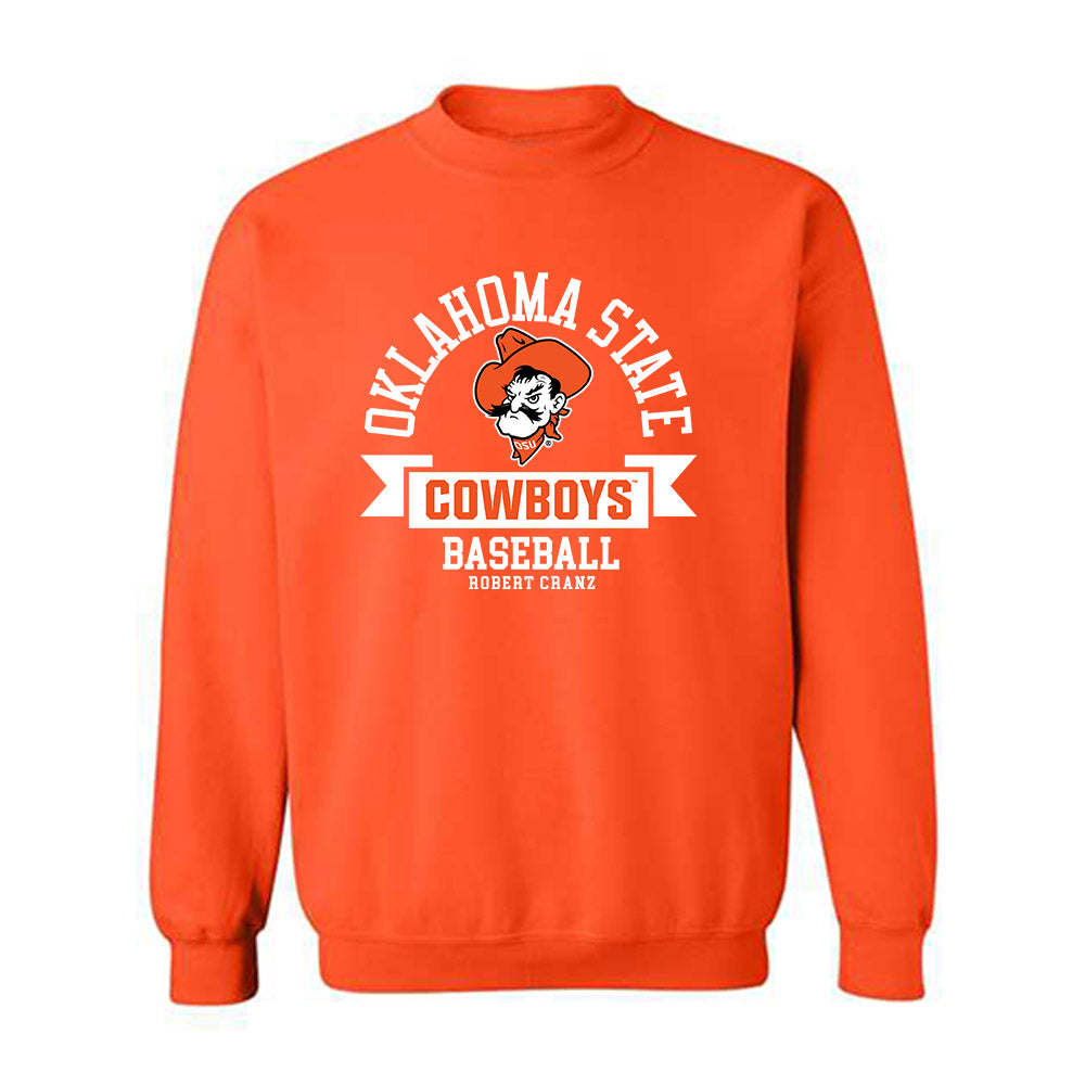 Oklahoma State - NCAA Baseball : Robert Cranz - Classic Fashion Shersey Crewneck Sweatshirt