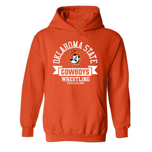 Oklahoma State - NCAA Wrestling : Izzak Olejnik - Classic Fashion Shersey Hooded Sweatshirt