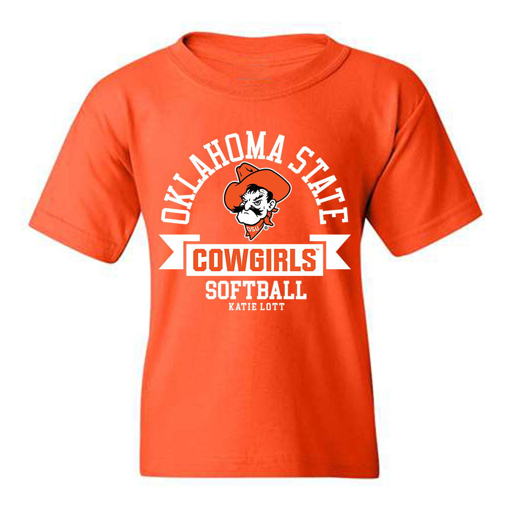 Oklahoma State - NCAA Softball : Katie Lott - Classic Fashion Shersey Youth T-Shirt