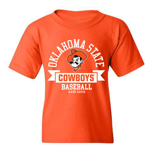 Oklahoma State - NCAA Baseball : Gabe Davis - Classic Fashion Shersey Youth T-Shirt