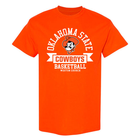 Oklahoma State - NCAA Men's Basketball : Weston Church - Classic Fashion Shersey T-Shirt