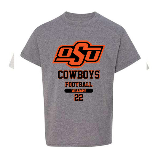 Oklahoma State - NCAA Football : CJ Williams - Classic Fashion Shersey Youth T-Shirt