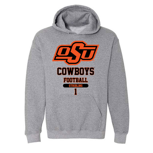 Oklahoma State - NCAA Football : De'zhaun Stribling - Classic Fashion Shersey Hooded Sweatshirt