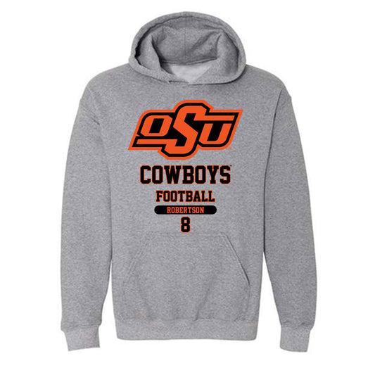 Oklahoma State - NCAA Football : Parker Robertson - Classic Fashion Shersey Hooded Sweatshirt