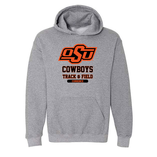 Oklahoma State - NCAA Men's Track & Field : Ben Currence - Classic Fashion Shersey Hooded Sweatshirt-0