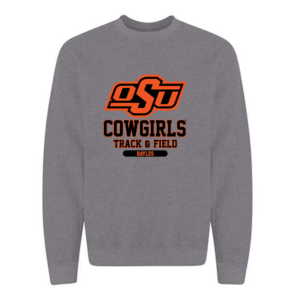 Oklahoma State - NCAA Women's Track & Field : Brooke Bayles - Classic Fashion Shersey Crewneck Sweatshirt-0