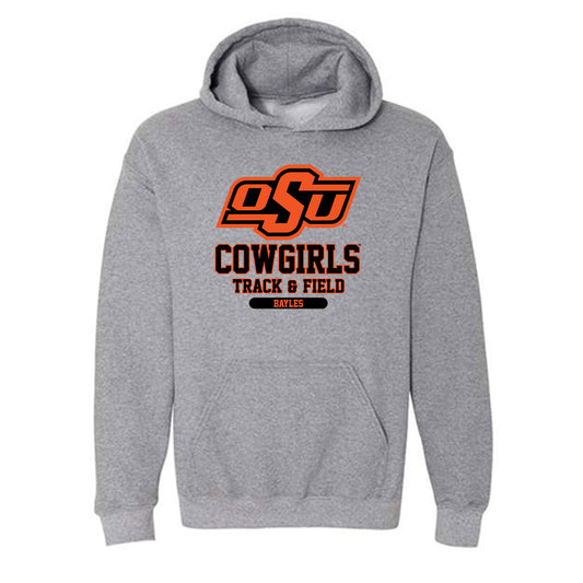 Oklahoma State - NCAA Women's Track & Field : Brooke Bayles - Classic Fashion Shersey Hooded Sweatshirt-0