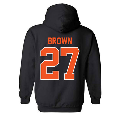 Oklahoma State - NCAA Baseball : Matthew Brown - Sports Shersey Hooded Sweatshirt-1