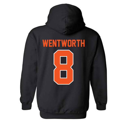 Oklahoma State - NCAA Baseball : TP Wentworth - Sports Shersey Hooded Sweatshirt-1