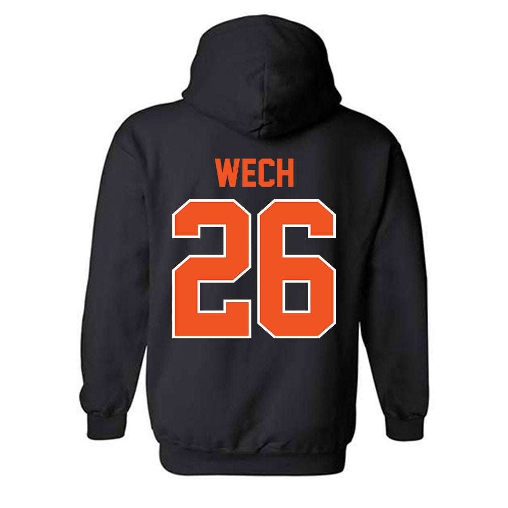 Oklahoma State - NCAA Baseball : Noah Wech - Sports Shersey Hooded Sweatshirt-1