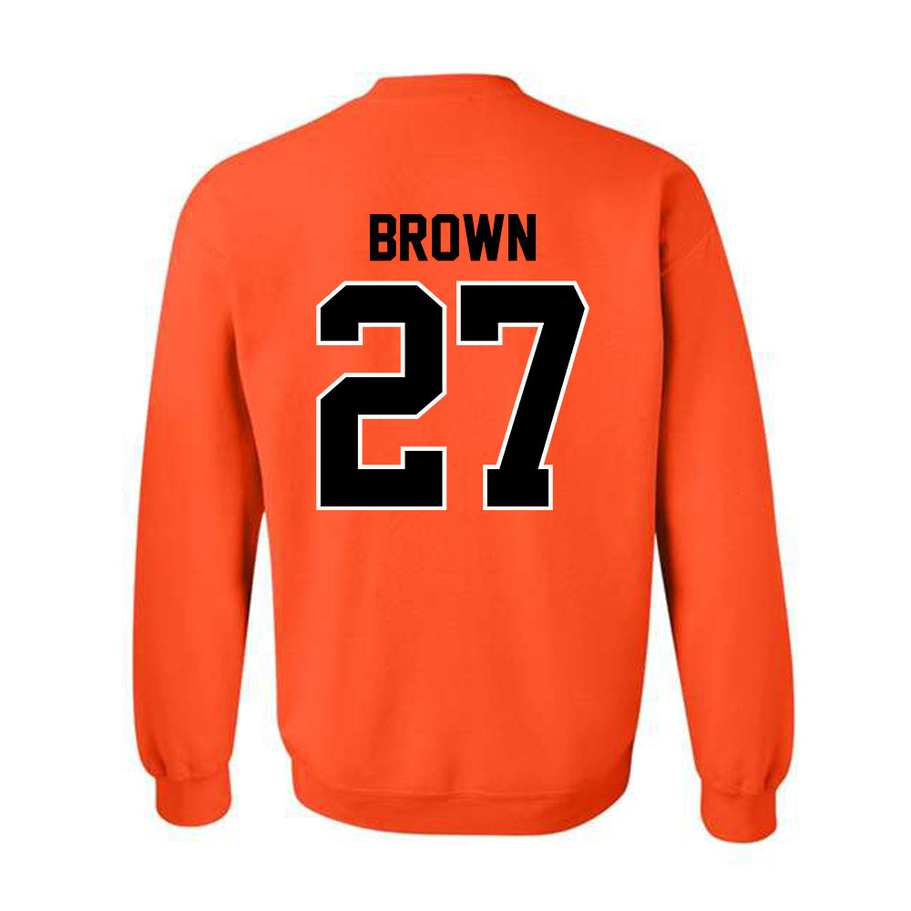 Oklahoma State - NCAA Baseball : Matthew Brown - Sports Shersey Crewneck Sweatshirt-1