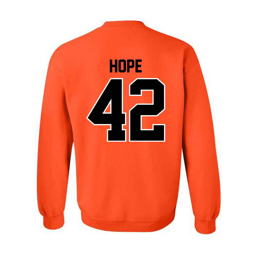 Oklahoma State - NCAA Baseball : Jett Hope - Sports Shersey Crewneck Sweatshirt-1