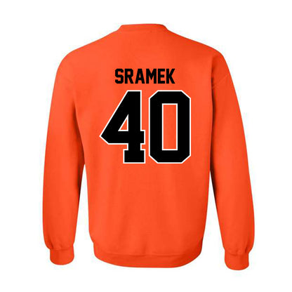 Oklahoma State - NCAA Baseball : Caden Sramek - Sports Shersey Crewneck Sweatshirt-1