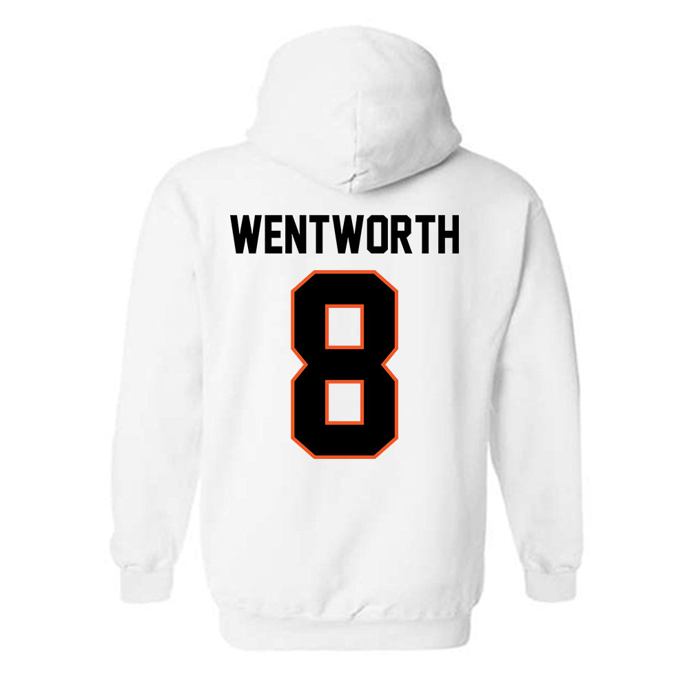 Oklahoma State - NCAA Baseball : TP Wentworth - Sports Shersey Hooded Sweatshirt-1