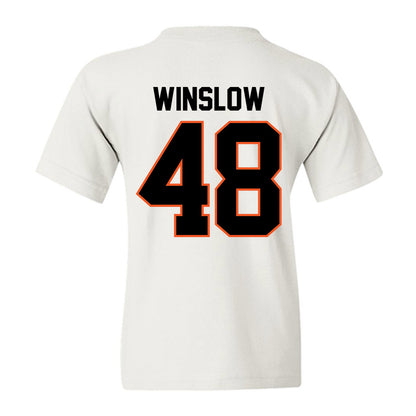 Oklahoma State - NCAA Baseball : Drew Winslow - Sports Shersey Youth T-Shirt-1