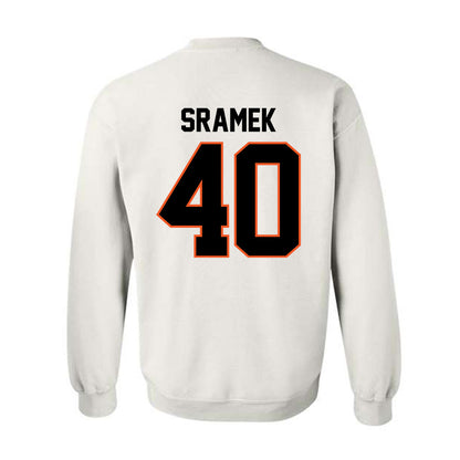 Oklahoma State - NCAA Baseball : Caden Sramek - Sports Shersey Crewneck Sweatshirt-1