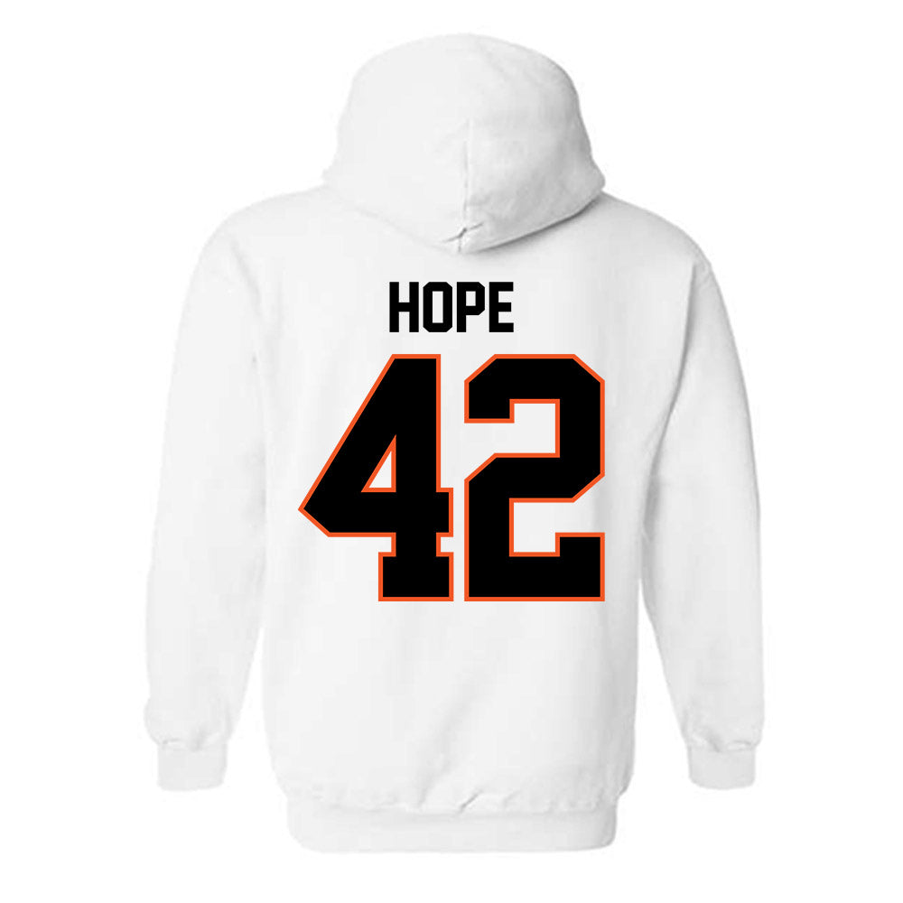 Oklahoma State - NCAA Baseball : Jett Hope - Sports Shersey Hooded Sweatshirt-1