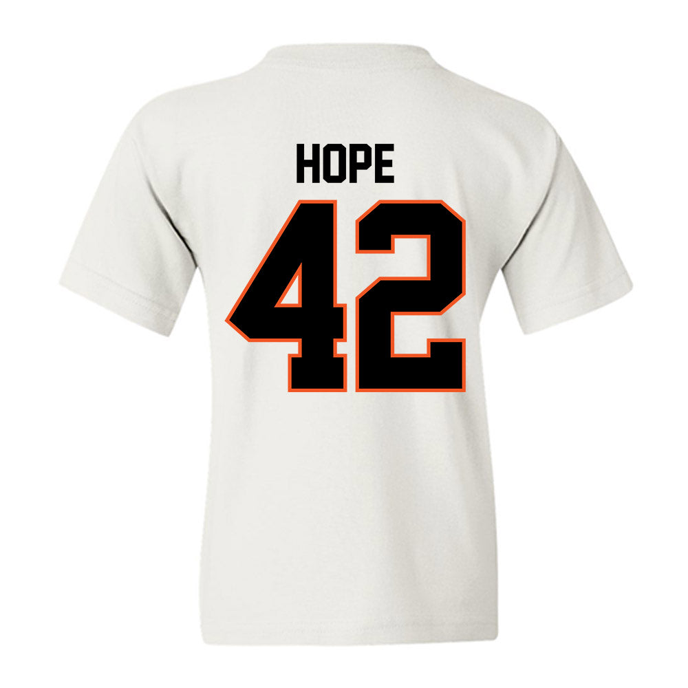 Oklahoma State - NCAA Baseball : Jett Hope - Sports Shersey Youth T-Shirt-1