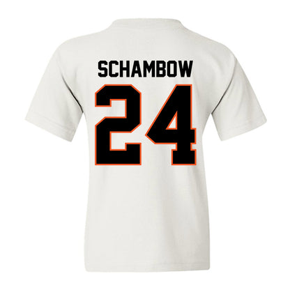 Oklahoma State - NCAA Baseball : Quinn Schambow - Sports Shersey Youth T-Shirt-1