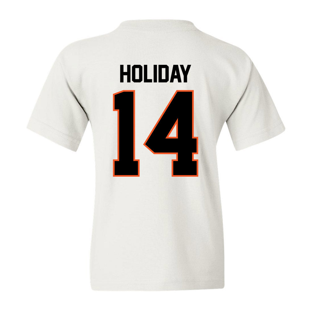 Oklahoma State - NCAA Baseball : Brian Holiday - Youth T-Shirt Sports Shersey