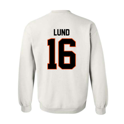 Oklahoma State - NCAA Baseball : Ethan Lund - Sports Shersey Crewneck Sweatshirt-1
