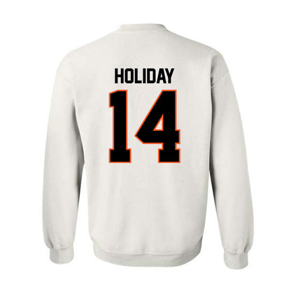 Oklahoma State - NCAA Baseball : Brian Holiday - Crewneck Sweatshirt Sports Shersey