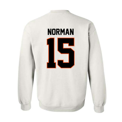 Oklahoma State - NCAA Baseball : Sebastian Norman - Sports Shersey Crewneck Sweatshirt-1