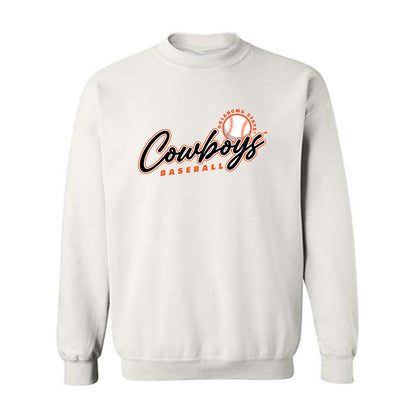 Oklahoma State - NCAA Baseball : Sebastian Norman - Sports Shersey Crewneck Sweatshirt-0