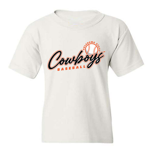 Oklahoma State - NCAA Baseball : Zane Burns - Sports Shersey Youth T-Shirt-0