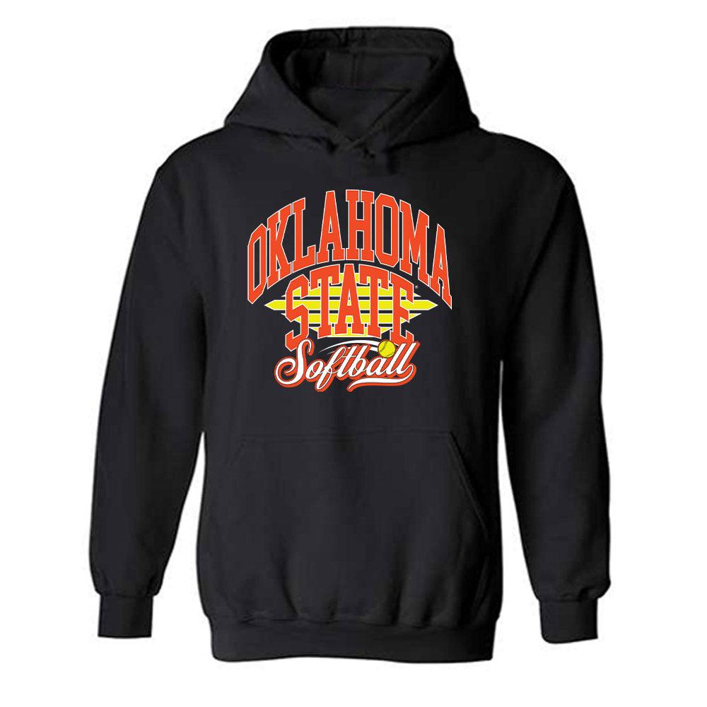 Oklahoma State - NCAA Softball : Libby Jaques - Sports Shersey Hooded Sweatshirt-0