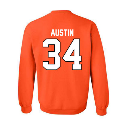 Oklahoma State - NCAA Softball : Jayelle Austin - Sports Shersey Crewneck Sweatshirt-1