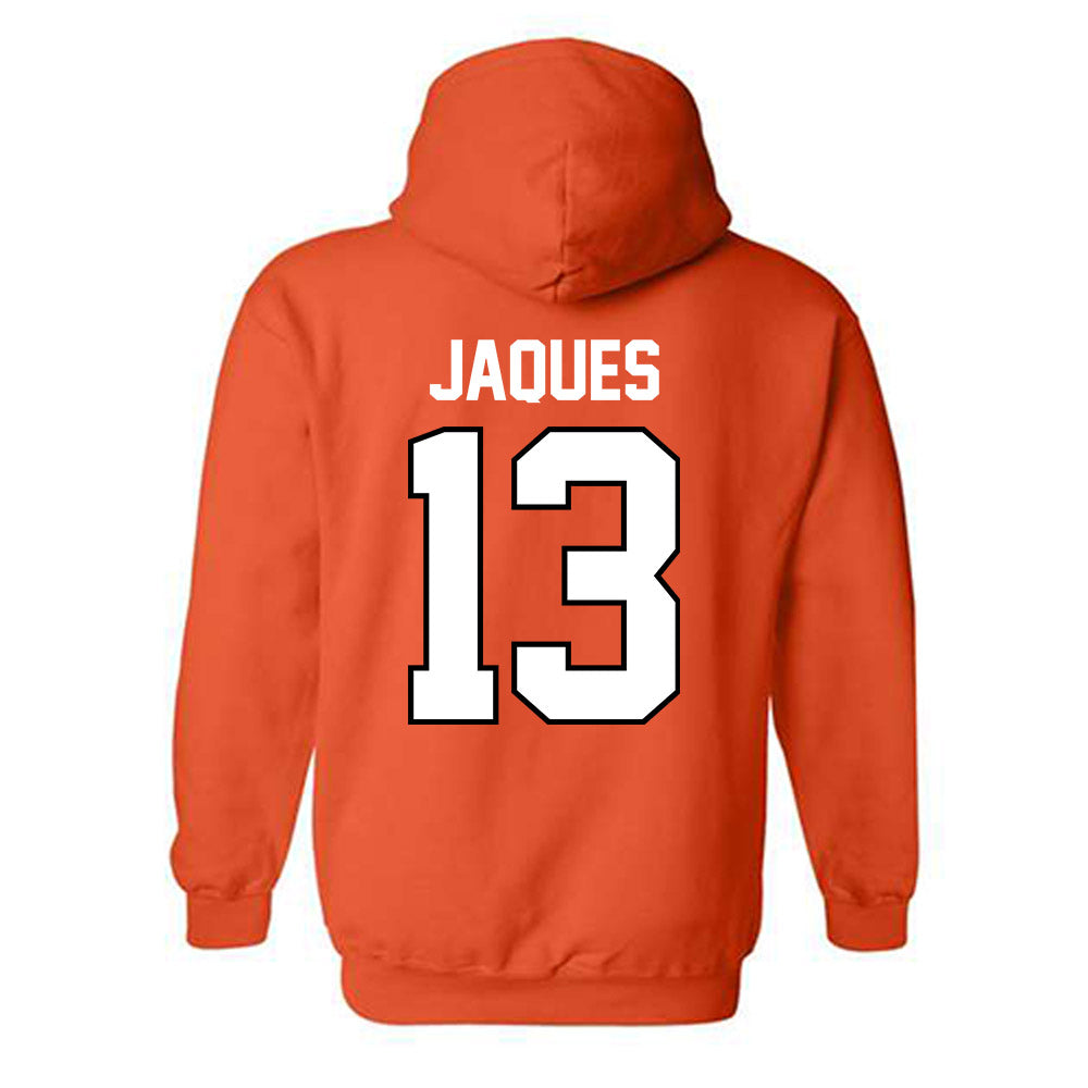 Oklahoma State - NCAA Softball : Libby Jaques - Sports Shersey Hooded Sweatshirt-1