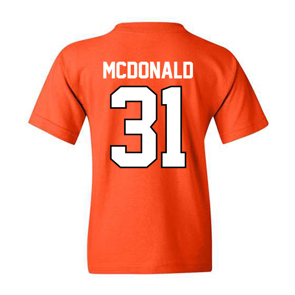 Oklahoma State - NCAA Softball : Alexis McDonald - Sports Shersey Youth T-Shirt-1