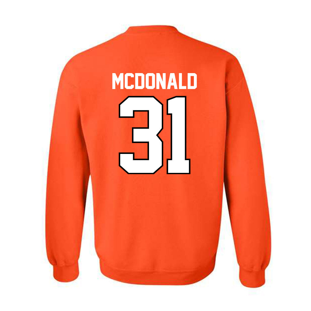 Oklahoma State - NCAA Softball : Alexis McDonald - Sports Shersey Crewneck Sweatshirt-1