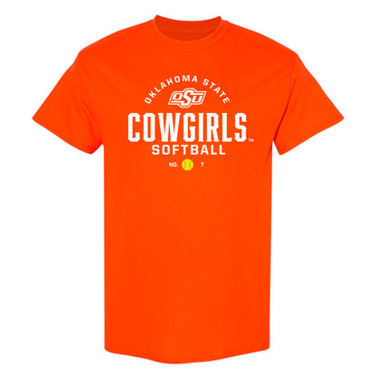 Oklahoma State - NCAA Softball : Aubrey Jones - Sports Shersey T-Shirt-0