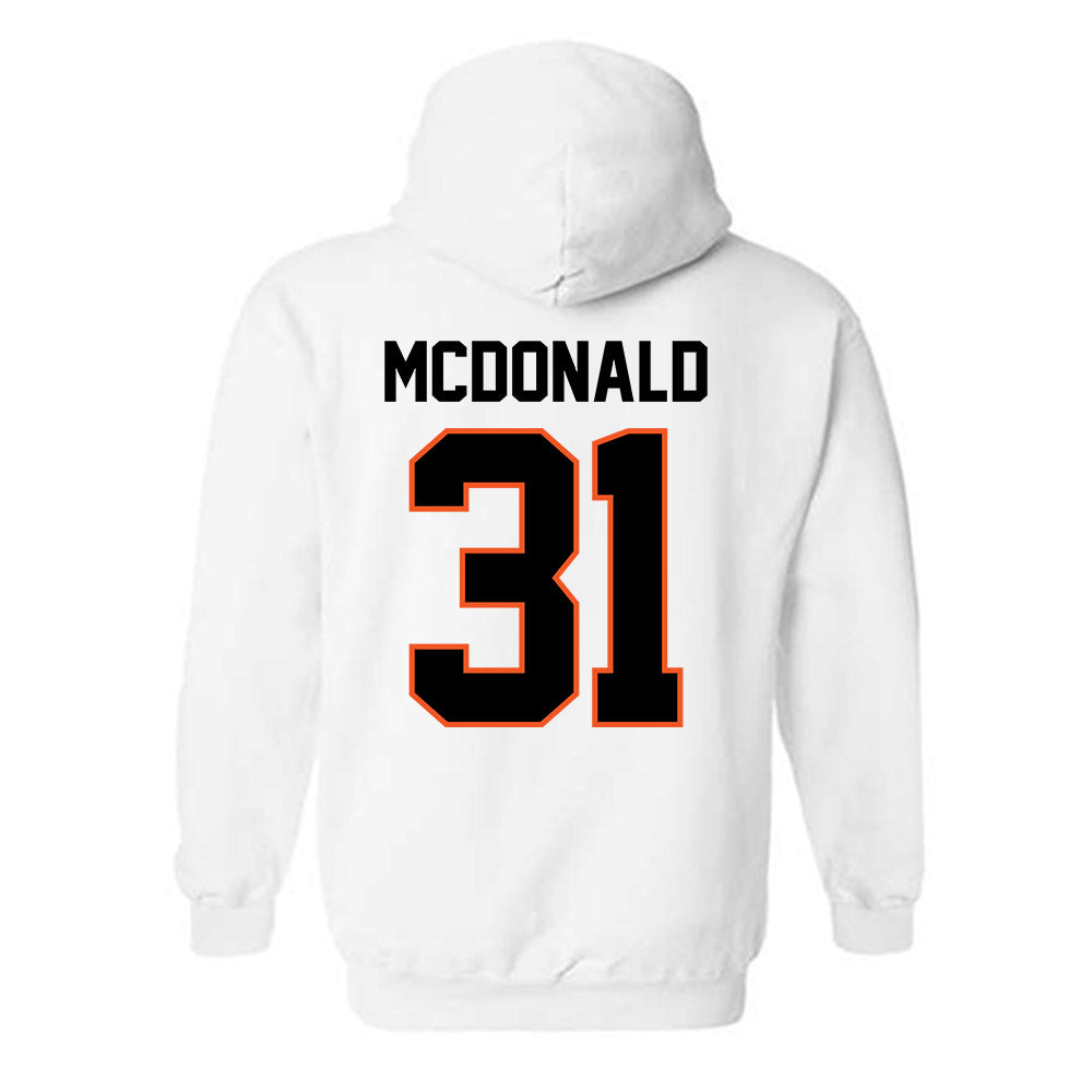 Oklahoma State - NCAA Softball : Alexis McDonald - Sports Shersey Hooded Sweatshirt-1