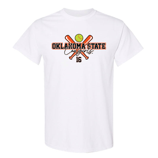 Oklahoma State - NCAA Softball : Katie Kutz - T-Shirt Sports Shersey