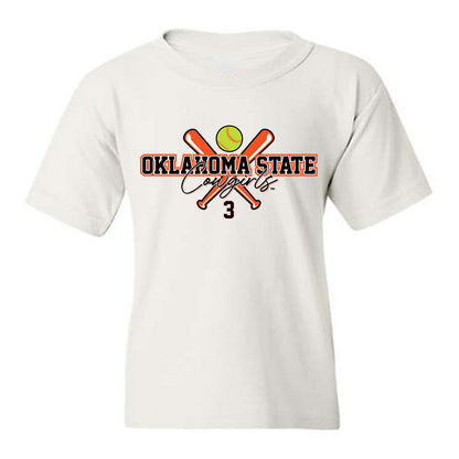Oklahoma State - NCAA Softball : Amanda Hasler - Sports Shersey Youth T-Shirt-0