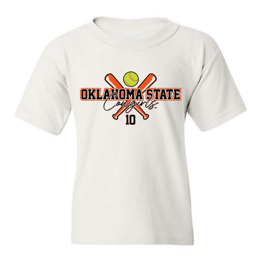 Oklahoma State - NCAA Softball : Keeley Johnson - Sports Shersey Youth T-Shirt