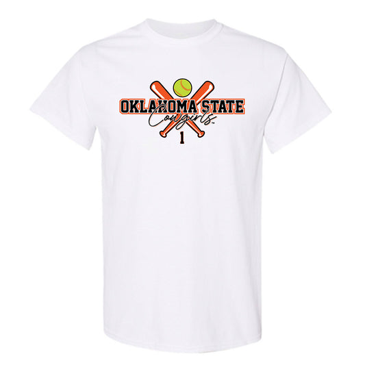 Oklahoma State - NCAA Softball : Rachael Hathoot - Sports Shersey T-Shirt-0