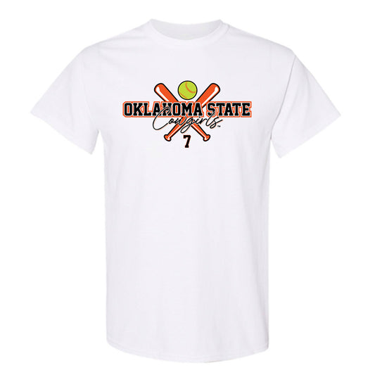 Oklahoma State - NCAA Softball : Aubrey Jones - Sports Shersey T-Shirt-0