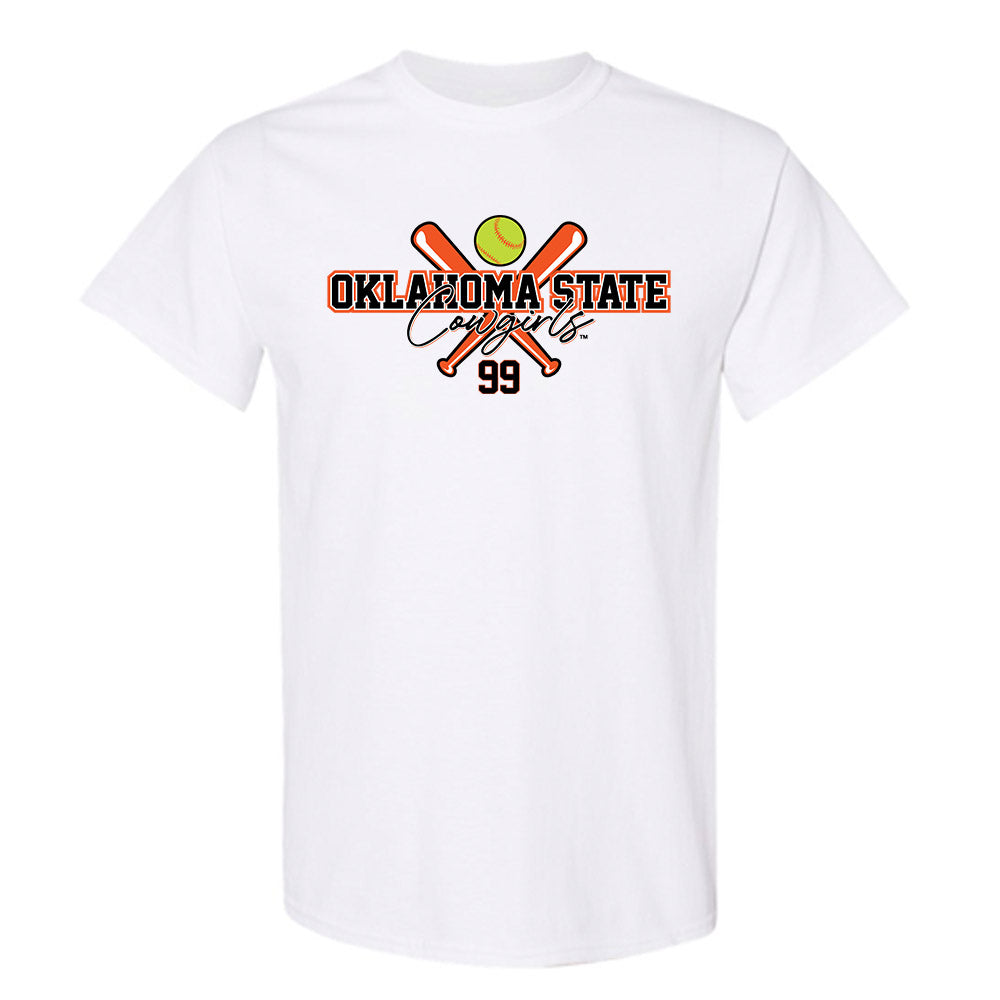 Oklahoma State - NCAA Softball : Kaya Booker - Sports Shersey T-Shirt-0