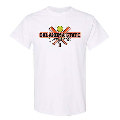 Oklahoma State - NCAA Softball : Preslee Downing - Sports Shersey T-Shirt-0