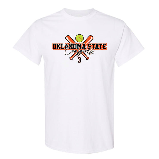 Oklahoma State - NCAA Softball : Amanda Hasler - Sports Shersey T-Shirt-0