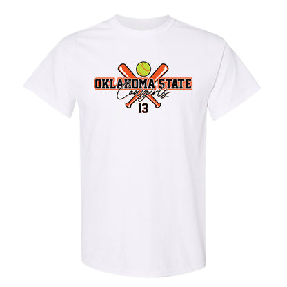 Oklahoma State - NCAA Softball : Libby Jaques - Sports Shersey T-Shirt-0
