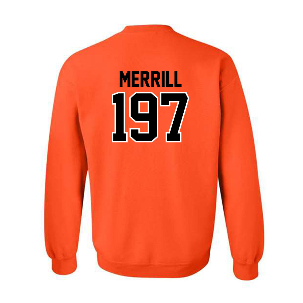 Oklahoma State - NCAA Wrestling : Cody Merrill - Sports Shersey Crewneck Sweatshirt-1