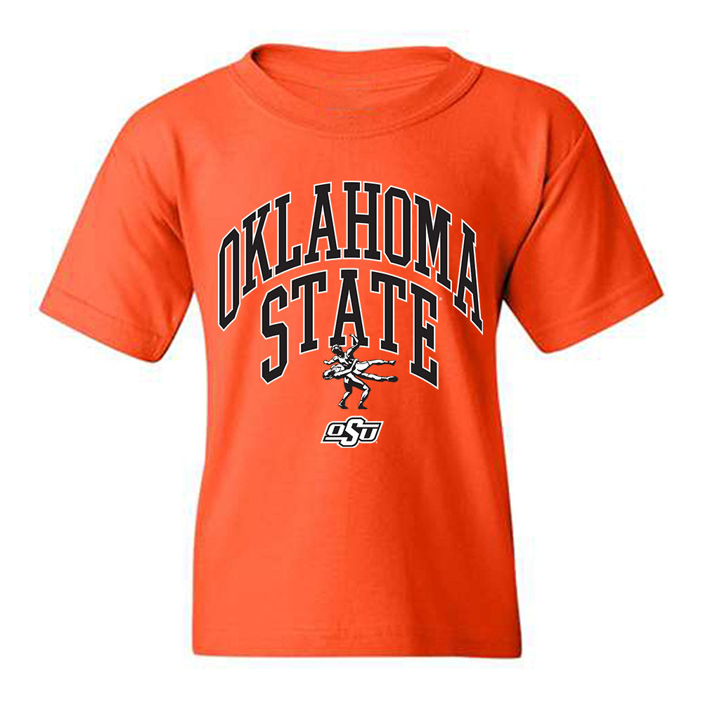 Oklahoma State - NCAA Wrestling : Kolter Burton - Sports Shersey Youth T-Shirt-0