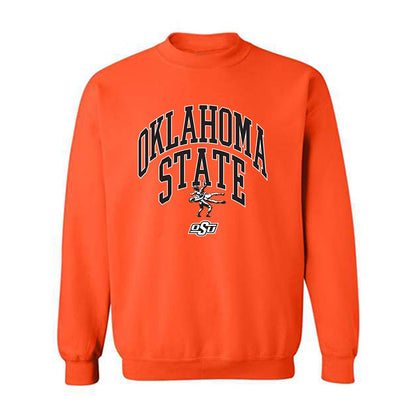 Oklahoma State - NCAA Wrestling : Kolter Burton - Sports Shersey Crewneck Sweatshirt-0